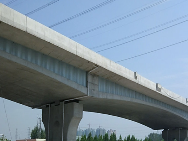郑州市南三环东延波纹钢腹板大桥